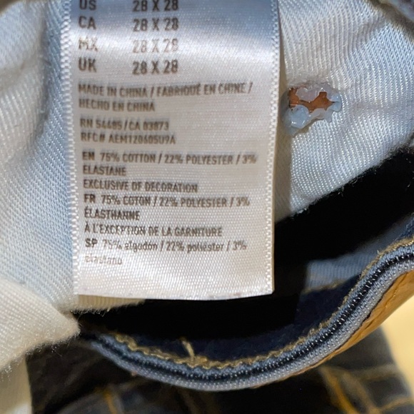 American Eagle Jeans slim straight size 28 - Picture 7 of 8